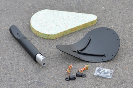 Bobber Sitz-Kit in schwarz, Monolever